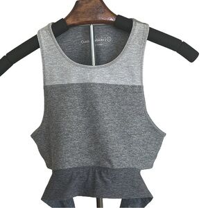 Outdoor Voices Gray Tank Top open back